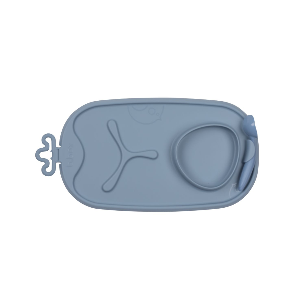 B.Box Roll & Go Mealtime Silicone Mat with Spoon