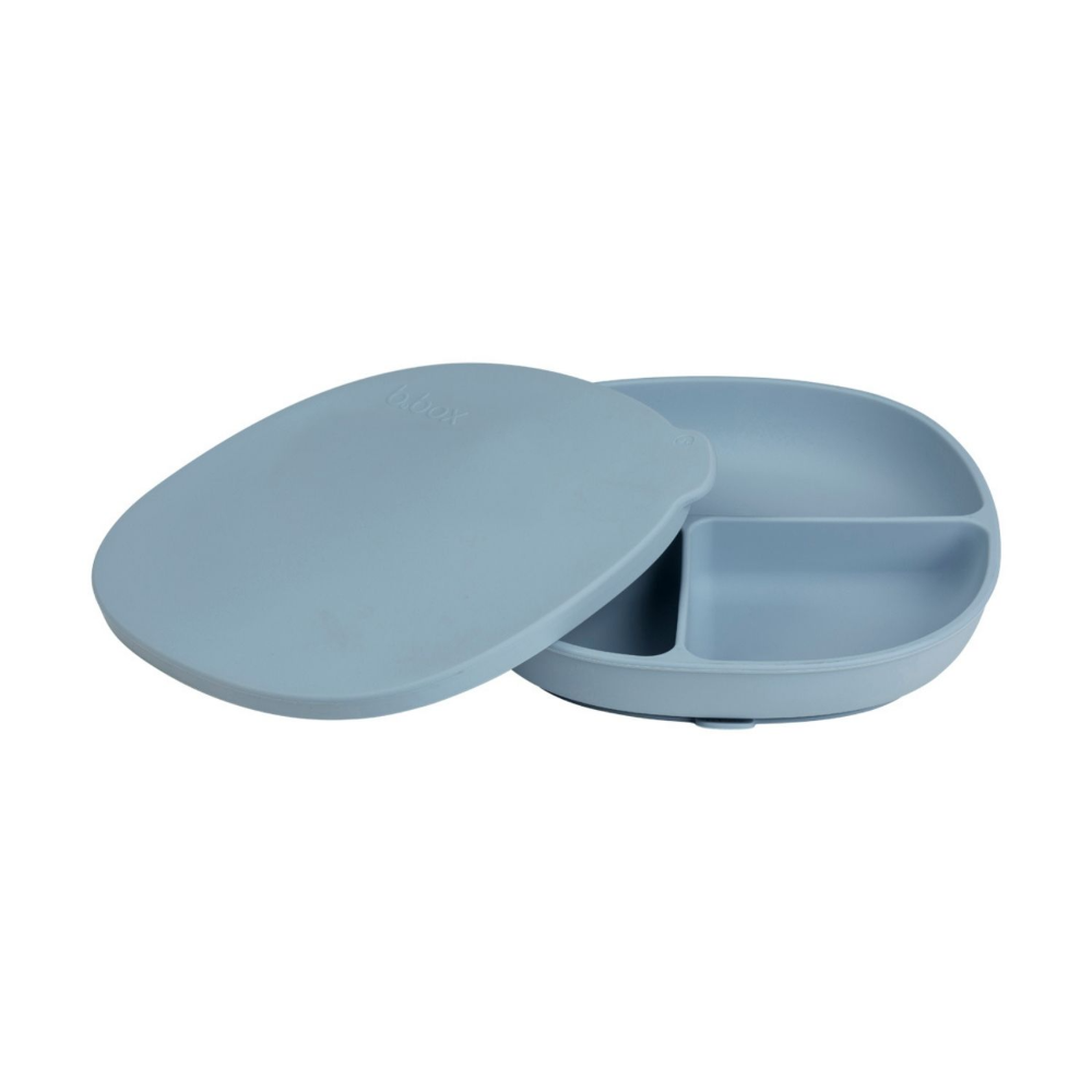 B.Box Silicone Plate + Lid with Suction Base