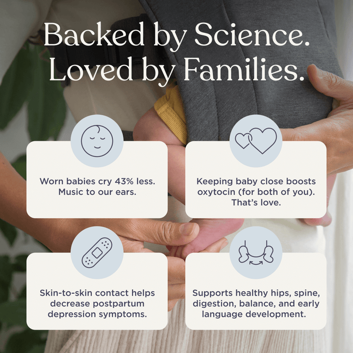 Ergobaby Embrace Newborn Baby Carrier – Soft &amp; Lightweight Fabric, Ergonomic “M” Position and Head Support, Adjustable Waistbelt &amp; Cross Straps, 3 Carry Positions, Easy to Use, 3-11 Kgs, Birth to 12 Months, Midnight Blue