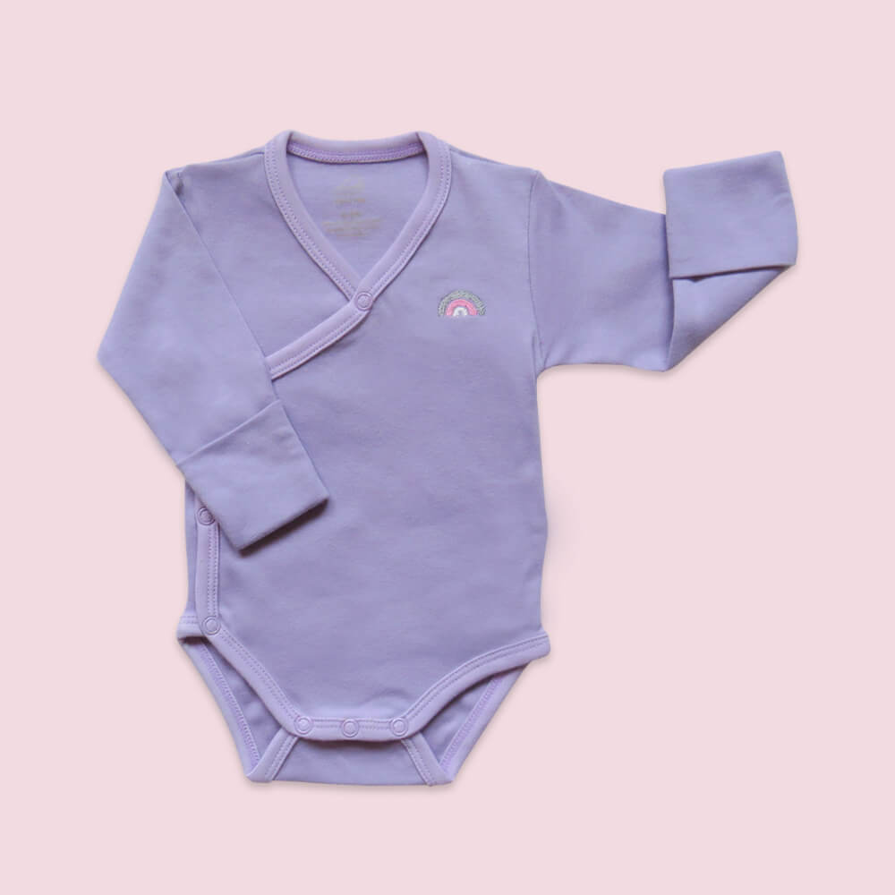Masilo Long Sleeve Kimono Bodysuit 0-3 Months