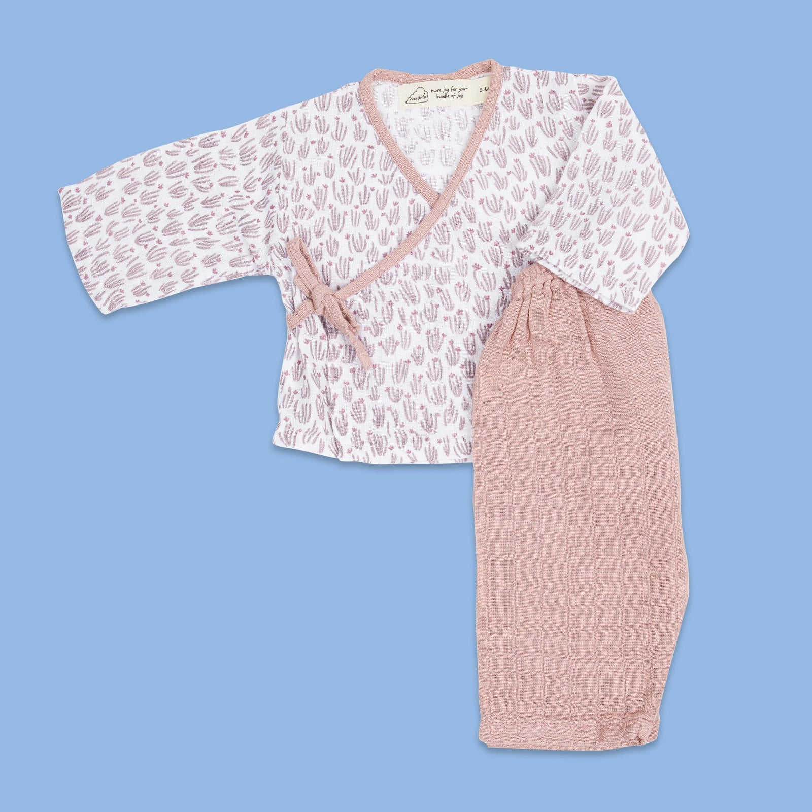 Masilo Organic Muslin Kimono Lounge Set - Meadow