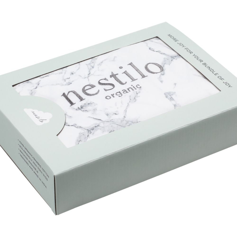 Masilo Organic Nestilo Spare Cover – Carrara Marble